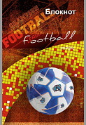 Блокнот на скрепке А7 (32л) Блокнот на скрепке А7 (32л) "Футбольный мяч"