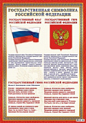 Плакат А2 картон Символы РФ
