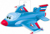 Плакат фигурный 400х300 с европодвесом Плакат "Самолёт"