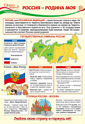 Плакат Плакат А3 "Россия - Родина моя"